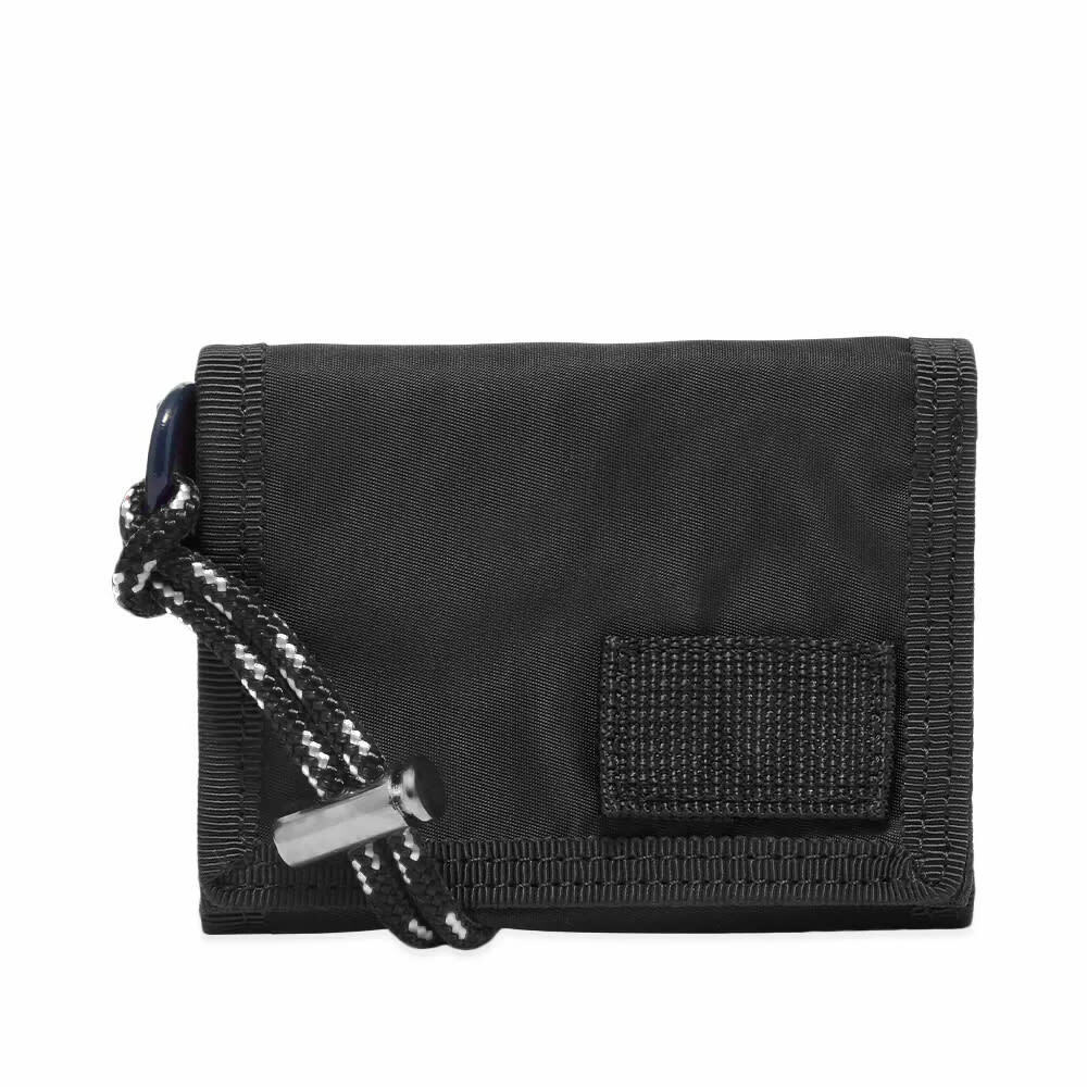 Sacai x Porter Nylon Trifold Wallet in Black Sacai