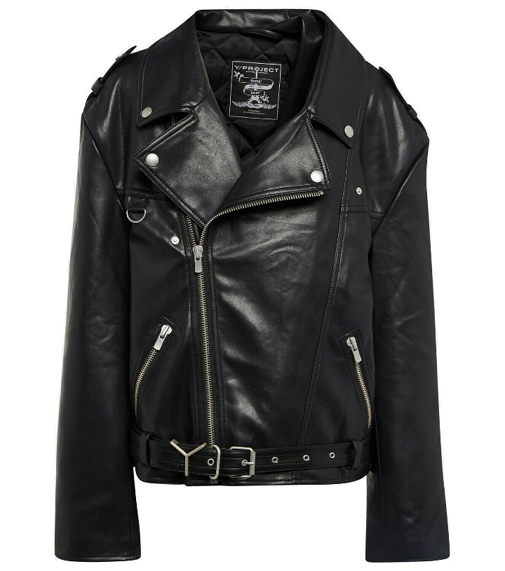 Photo: Y/Project - Twisted Lapel biker jacket