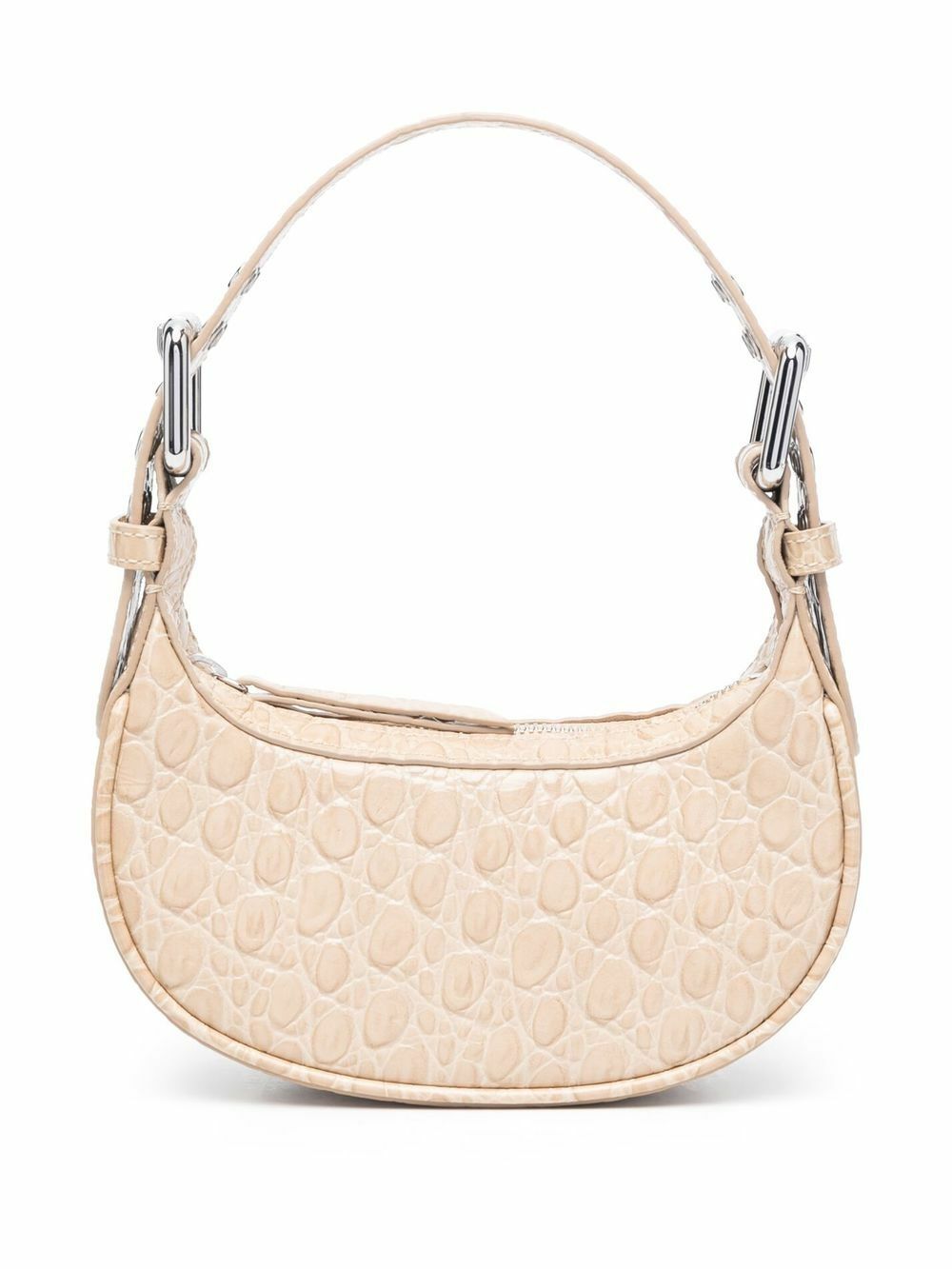 By Far Mini Rachel Crocodile-Effect Shoulder Bag