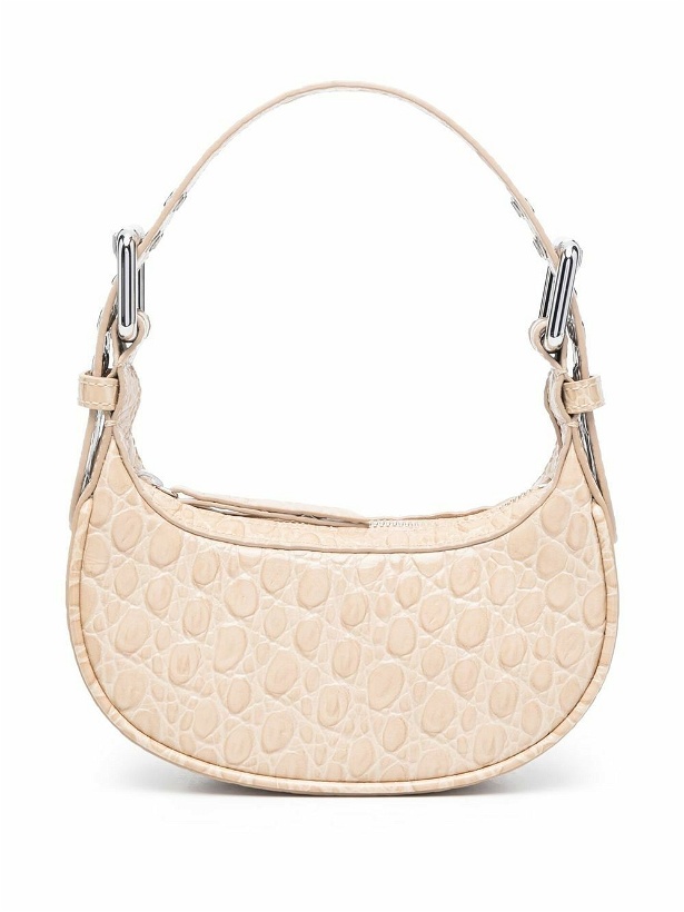 Photo: BY FAR - Mini Soho Croco Embossed Leather Shoulder Bag