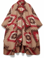 OrSlow - Boa Jacquard-Knit Poncho