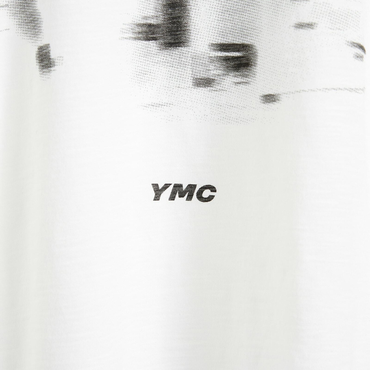 END. x YMC Graphic Triple T-Shirt in Off White
