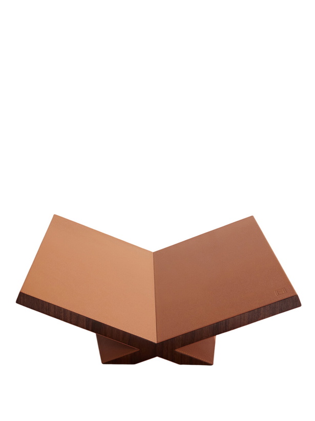 Photo: Assouline - Culture Ultimate Wood and Leather Bookstand