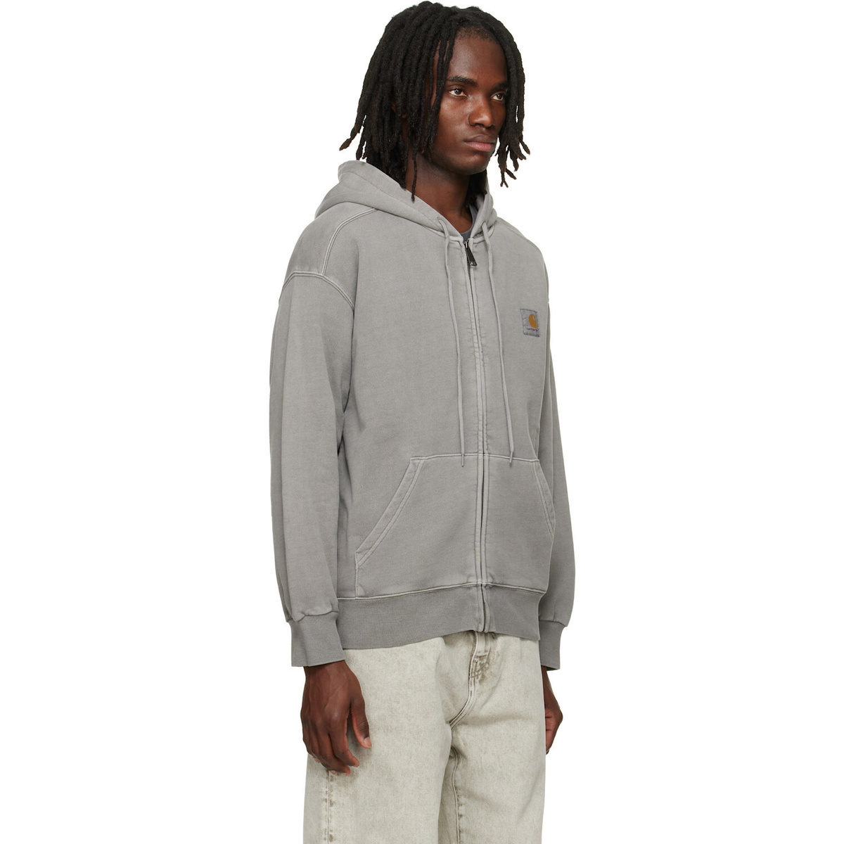 Carhartt Work In Progress Gray Nelson Hoodie