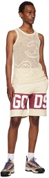 GCDS Off-White Band Shorts