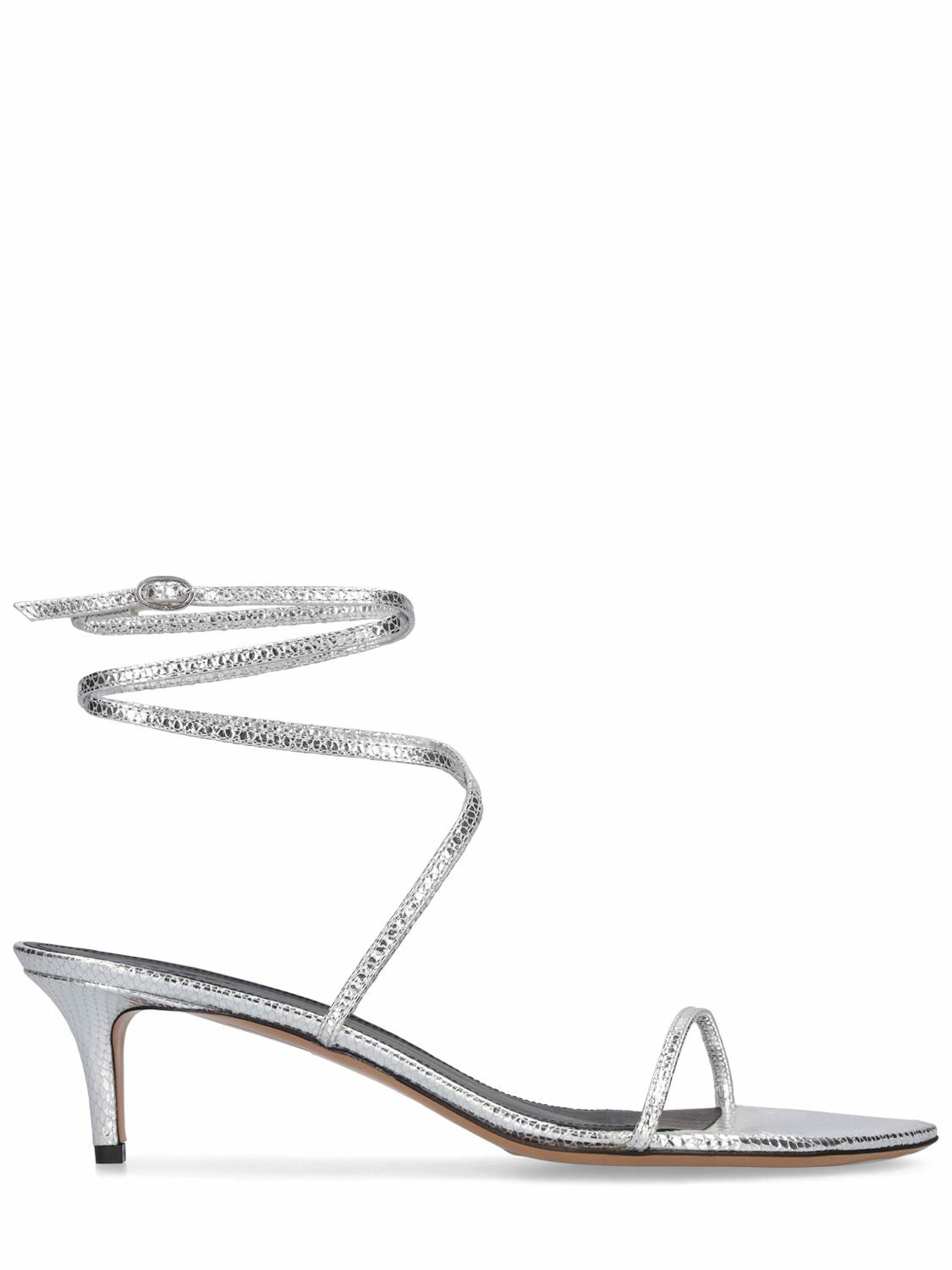 ISABEL MARANT - 50mm Aridee-gp0 Metallic Leather Sandals Isabel Marant