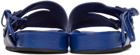 Toga Virilis Blue Leather Sandals