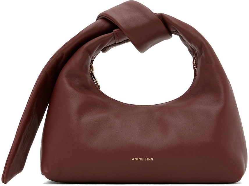 Large Saffron Tote - Brown by ANINE BING at ORCHARD MILE