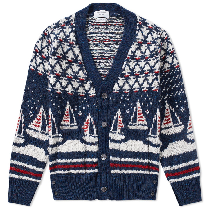 Photo: Thom Browne Mohair Sail Boat Cardigan