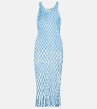 Christopher Esber Knitted mesh beach dress