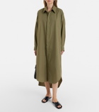 The Frankie Shop Bloom cotton poplin shirt dress