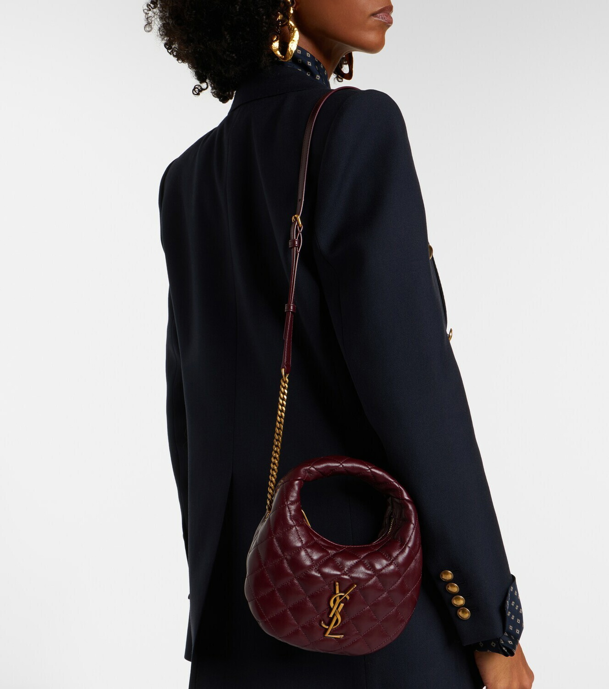 Saint Laurent Icarino Mini leather top-handle bag