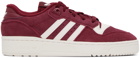 adidas Originals Burgundy Rivalry Low Sneakers