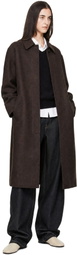 Studio Nicholson Brown Ria Wool Coat