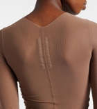 Rick Owens Temple sheer tulle top