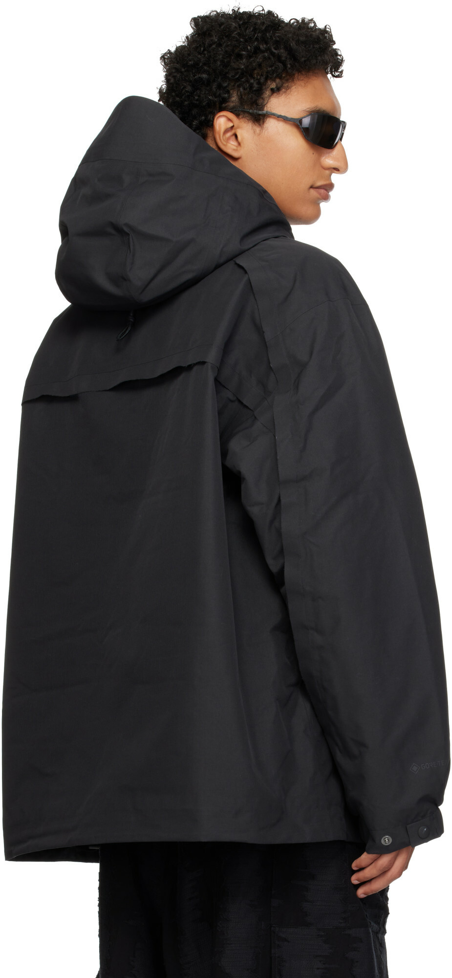 Y-3 Black GTX Padded Hooded Jacket