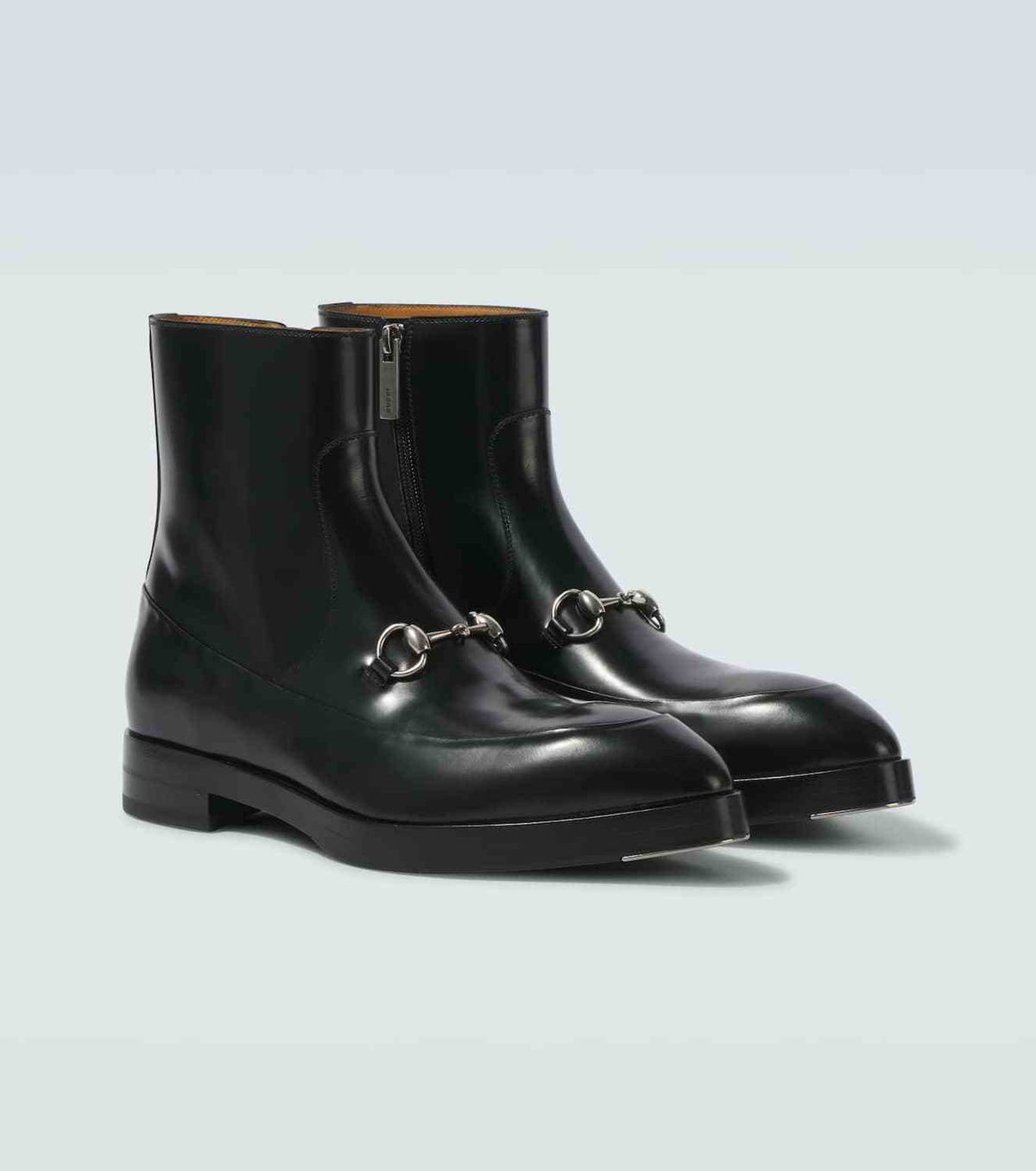 Gucci Horsebit leather ankle boots