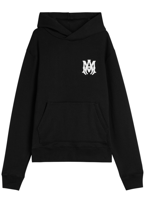 Photo: Amiri Core Hooded Cotton Sweatshirt Black