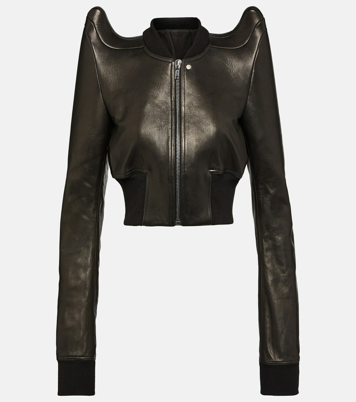 Rick Owens Leather bomber jacket Rick Owens