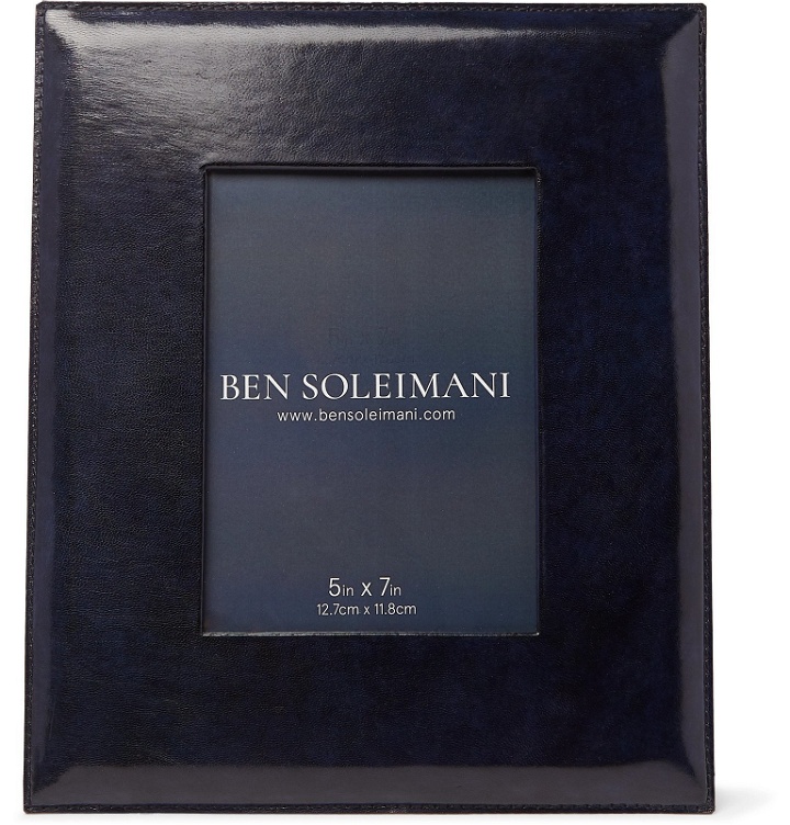 Photo: Ben Soleimani - Leather Photo Frame - Blue