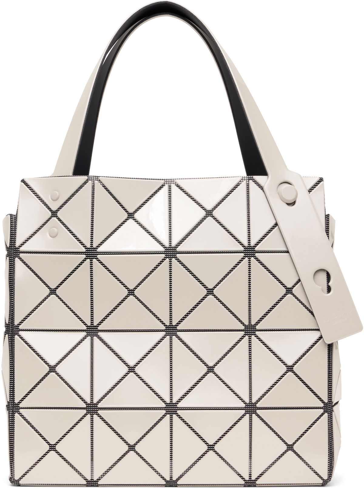 BAO BAO ISSEY MIYAKE Off-White Carat Large Bag Bao Bao Issey Miyake