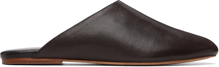 Photo: A.P.C. Brown 'Les Mules' Slip-on Loafers