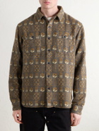 RRL - Cotton-Jacquard Shirt - Brown