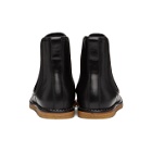 Loewe Black Ribbed Chelsea Boots