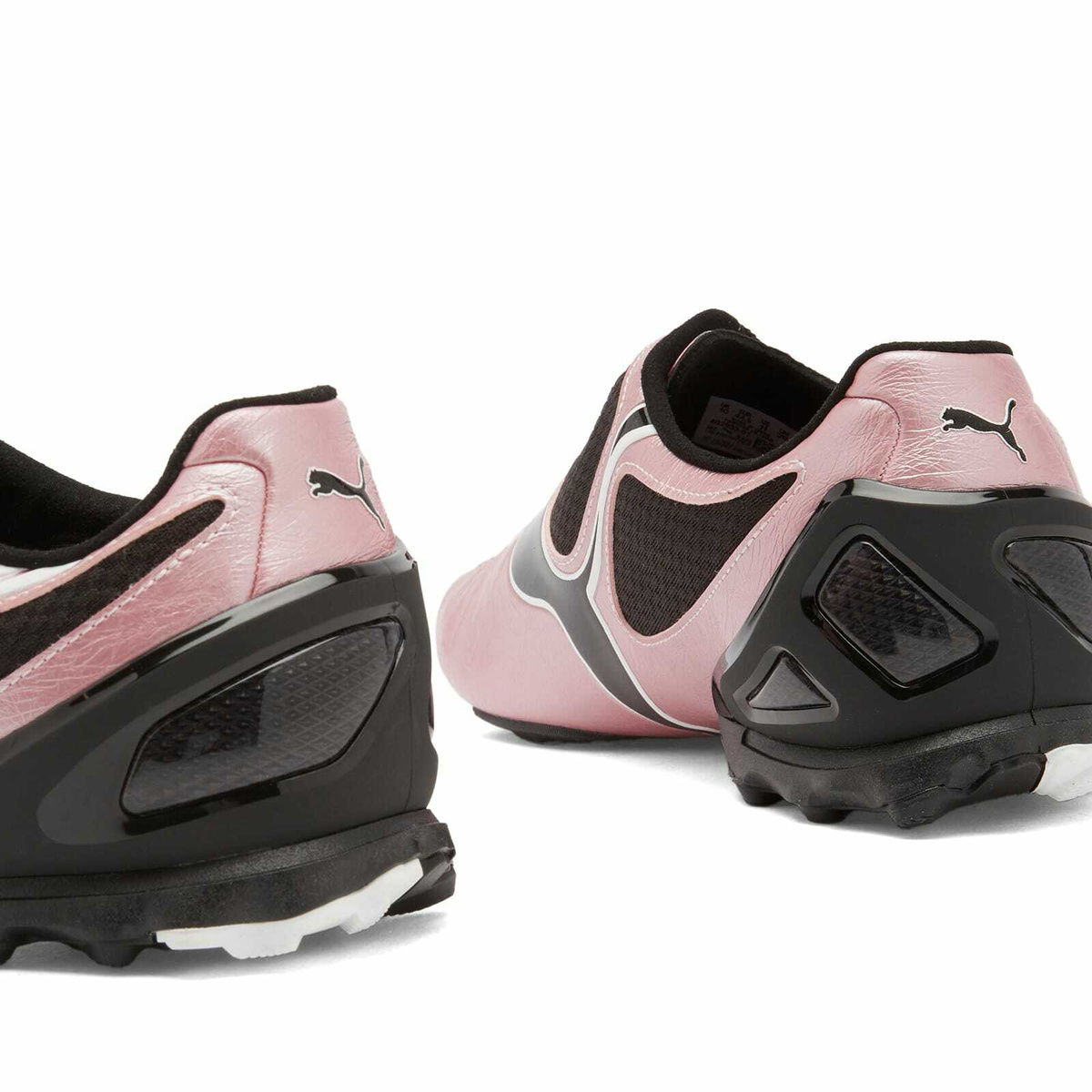 Puma V1.25 Metallic Sneaker in Black/Poised Pink