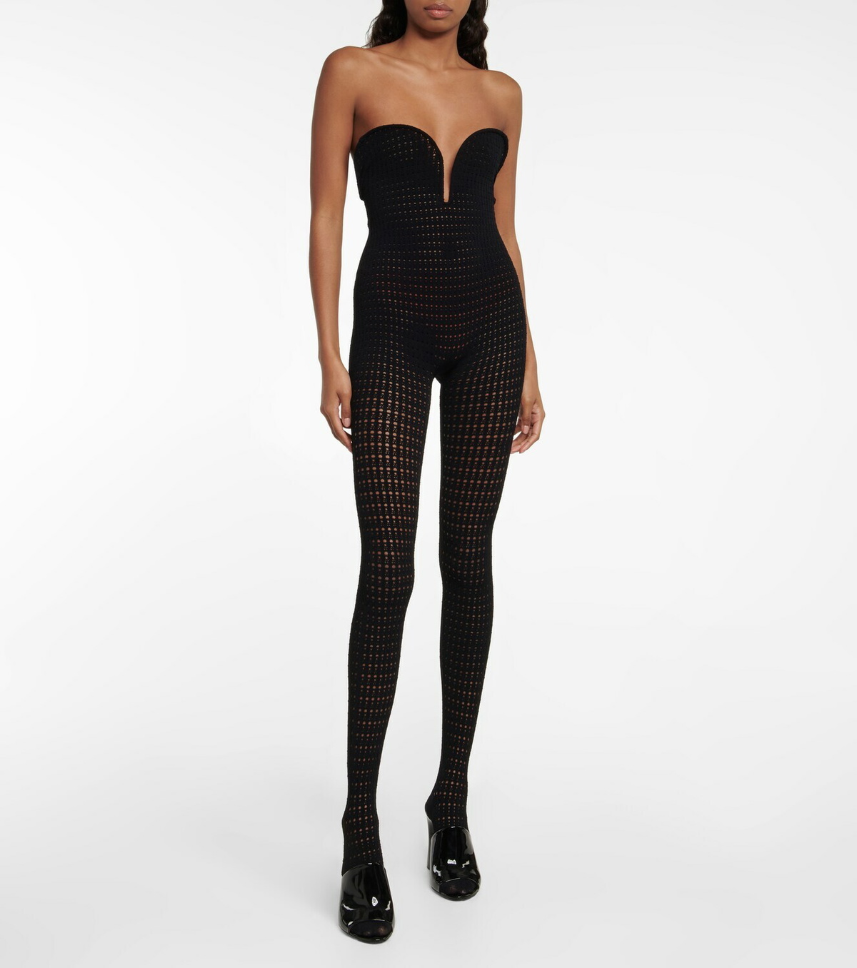 Alaïa Vienne corset jumpsuit ALAÏA