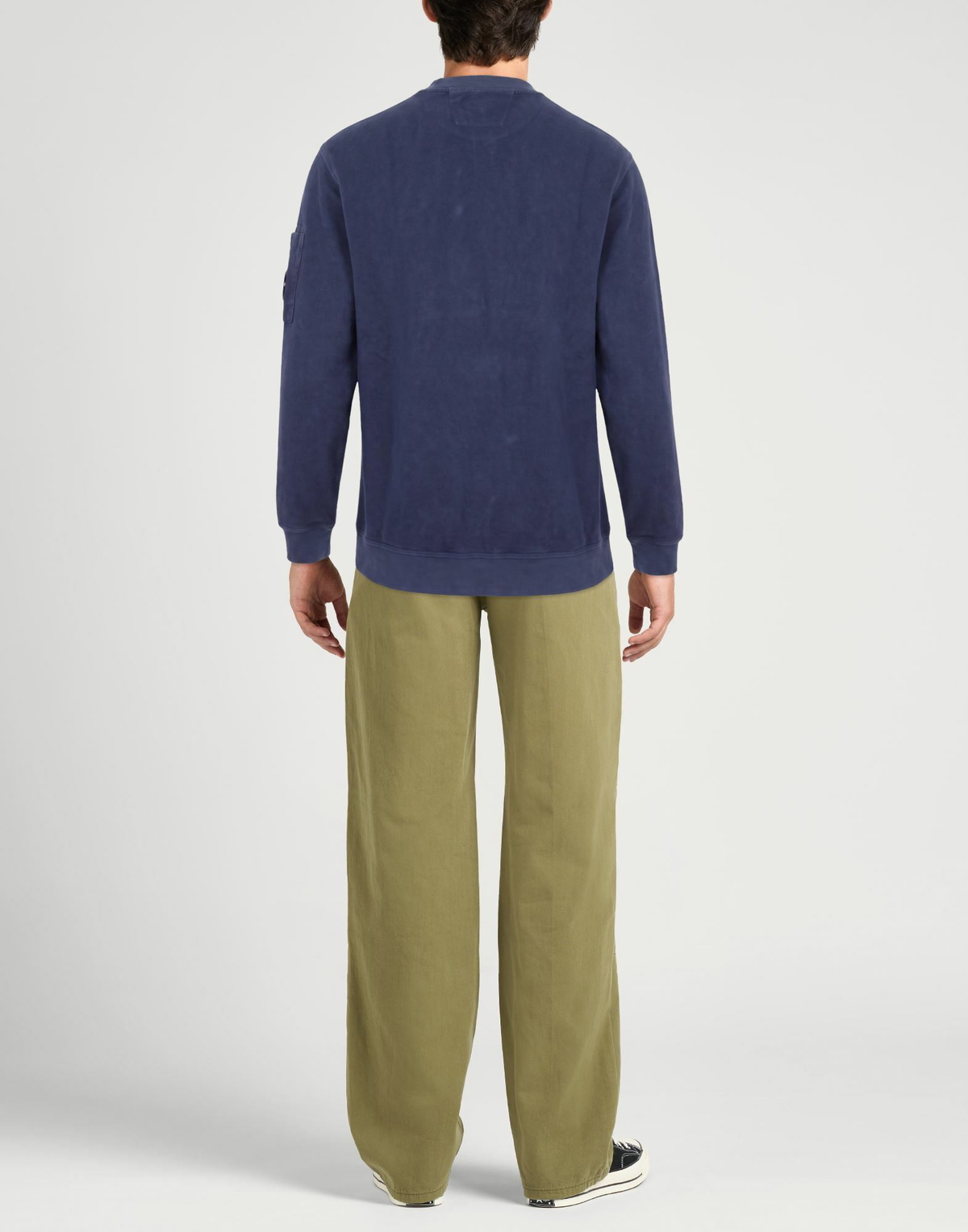 C. p. Company Mens Sweatshirt in Navy