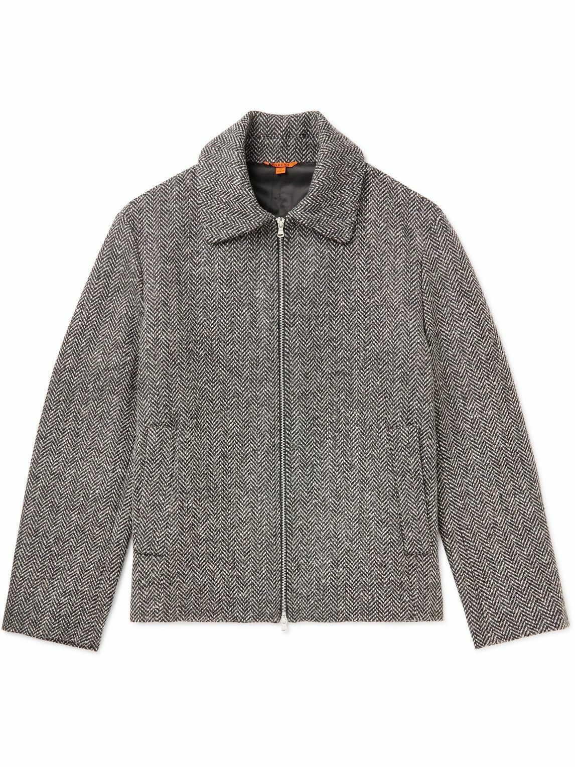 Barena - Herringbone Wool-Blend Jacket - Gray Barena