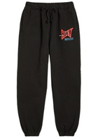 Saint Mxxxxxx Logo-print Cotton Sweatpants Black