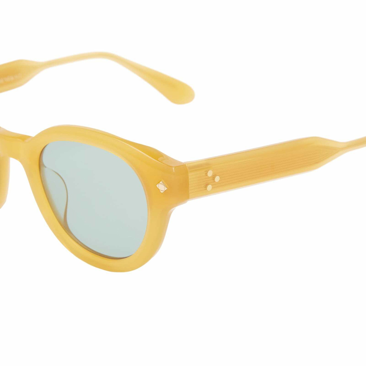 Lunetterie Générale The Gift of Mortality Sunglasses in Honey Crystal/Gold 