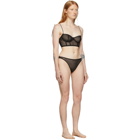 Le Petit Trou Black Fleur Bra