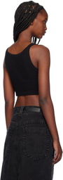 Palm Angels Black Logo Tank Top