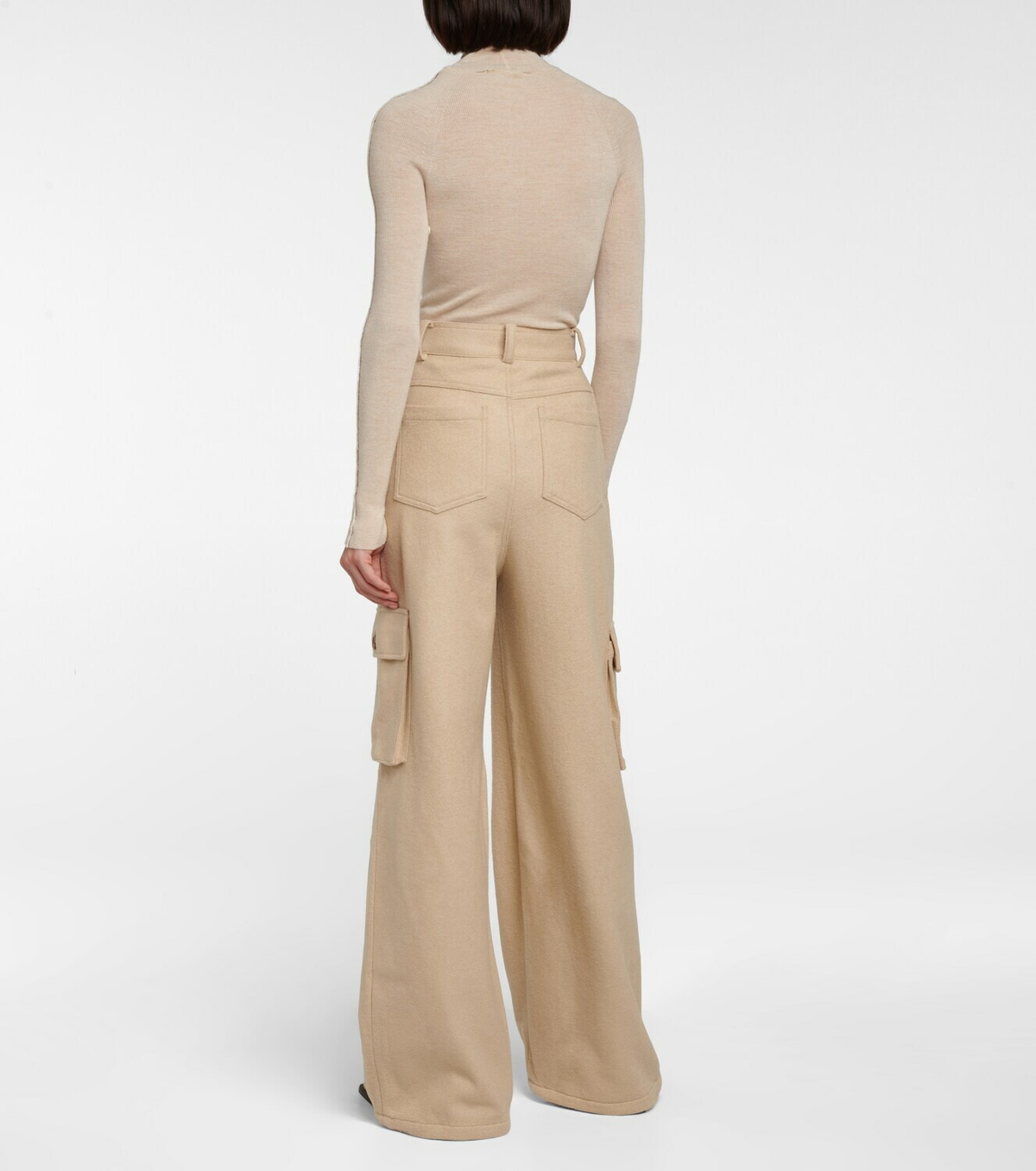 The Frankie Shop - Hailey wool-blend cargo pants The Frankie Shop