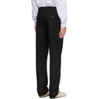 Burberry Black Cotton Twill Chino Trousers