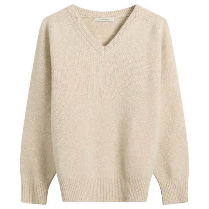 Photo: Nothing Written Women's Pound Alpaca Sweater in Oatmeal