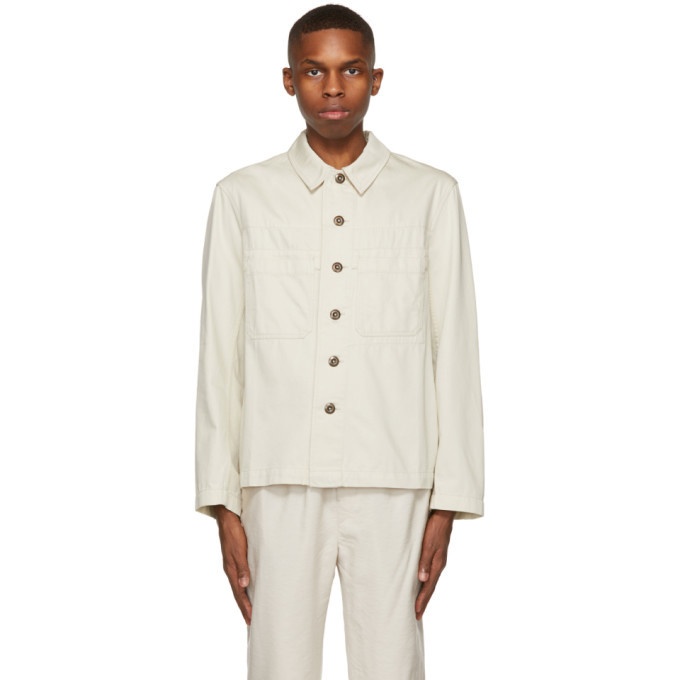 Photo: Lemaire Off-White Denim Workwear Jacket