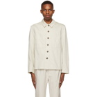 Lemaire Off-White Denim Workwear Jacket