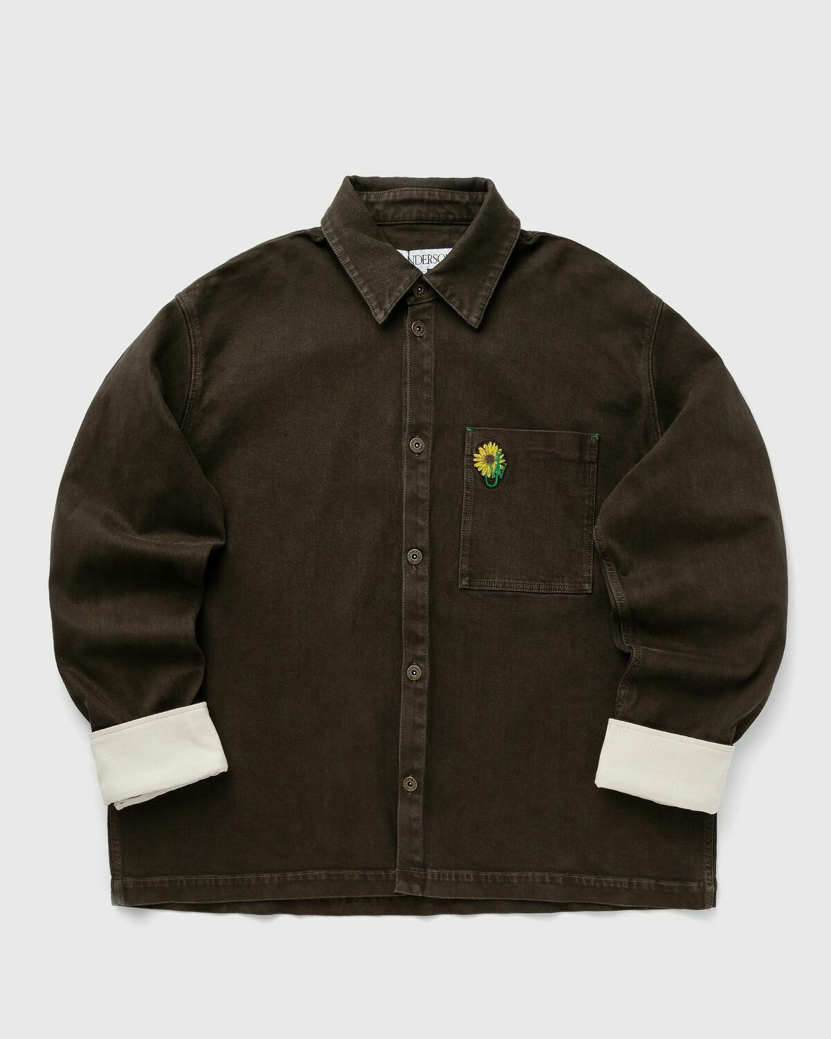【送料&関税込】J.W. Anderson Brown Oversize Polo Shirt With JW Anderson Blue Oversized Polo JW Anderson