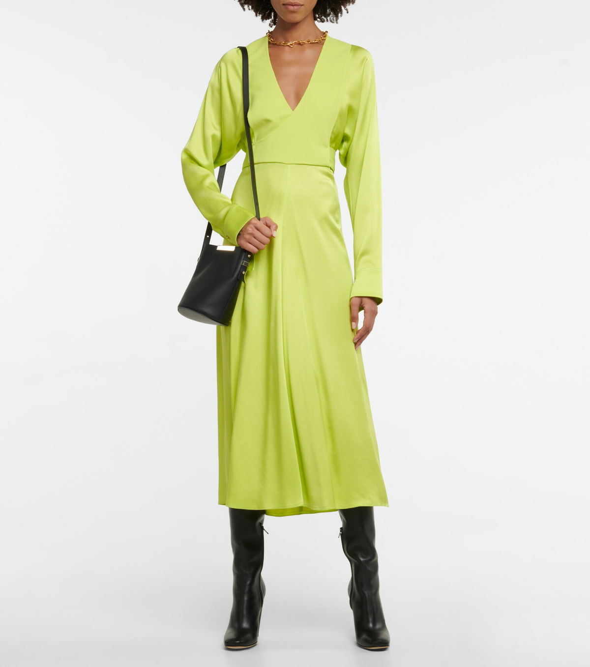 Victoria Beckham - Bucket Mini leather crossbody bag