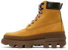 Moncler Tan Mon Corp Boots