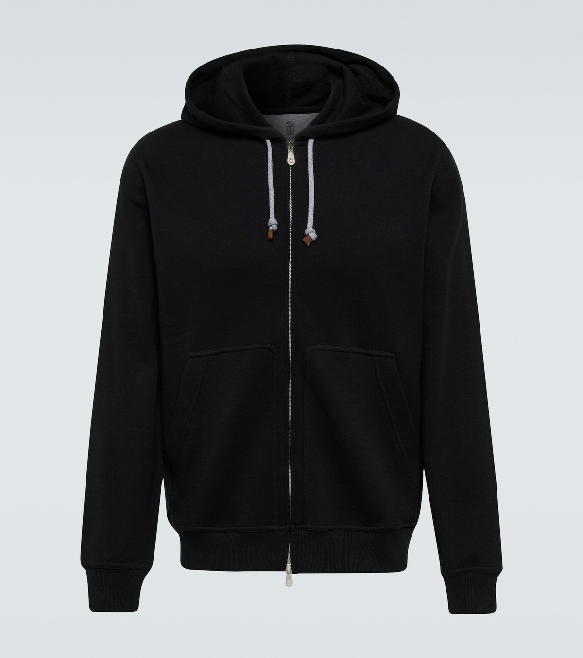パーカー・フーディ Brunello Cucinelli Zip Closure Cotton Blend Hoodie Brunello Cucinelli - Zip-up cotton-blend hoodie Brunello