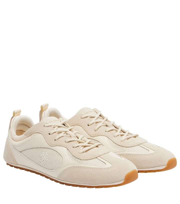 Photo: Tory Burch Field suede and leather-trimmed sneakers