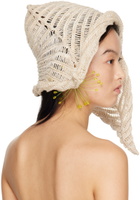 Isa Boulder SSENSE Exclusive Beige Big Conch Beach Hat