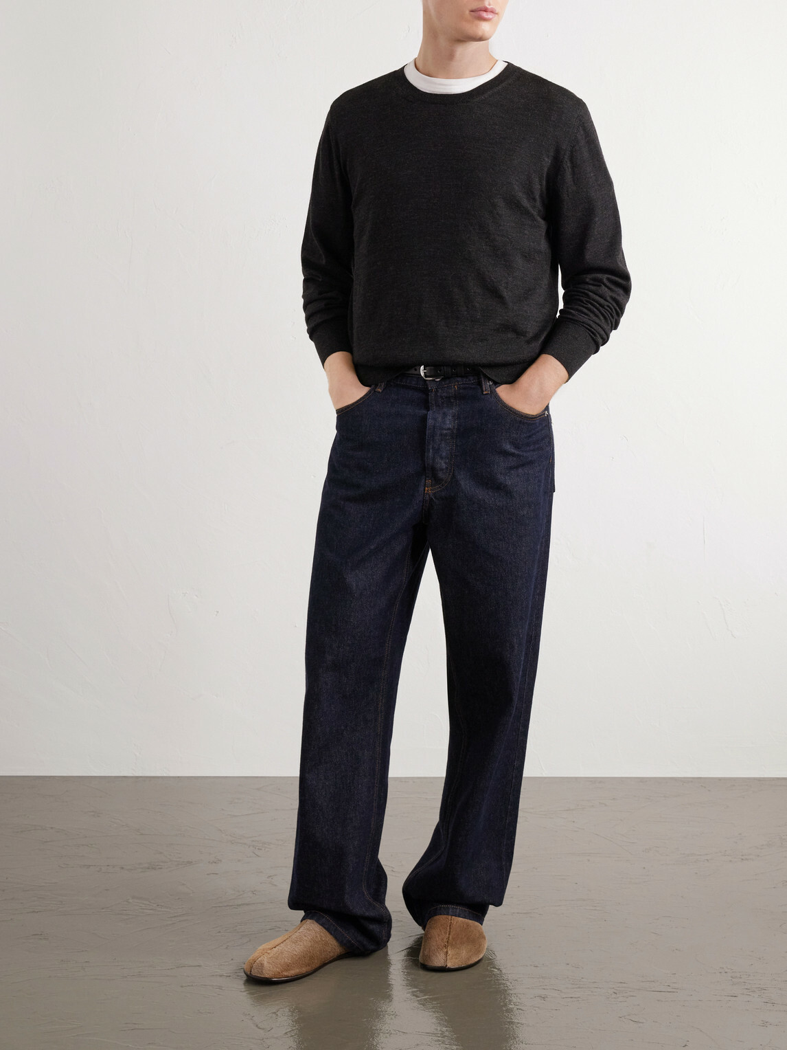 LEMAIRE - Wool Sweater - Blue