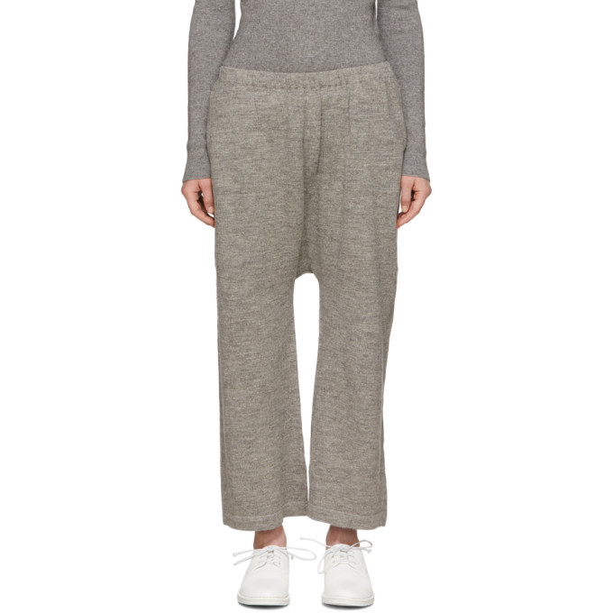 Lauren Manoogian Grey Alpaca Peg Lounge Pants Lauren Manoogian