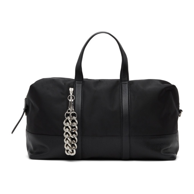 Photo: Kara Black Leather Duffle Bag